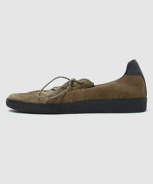 WETHEROAD(ウィーザロード)の「WTRD3125 Arthur Suede Washing German Army Sneakers Khaki(スニーカー・メンズ・カーキ・24cm/25cm/26cm/27cm/28cm/29cm)」の4枚目の写真