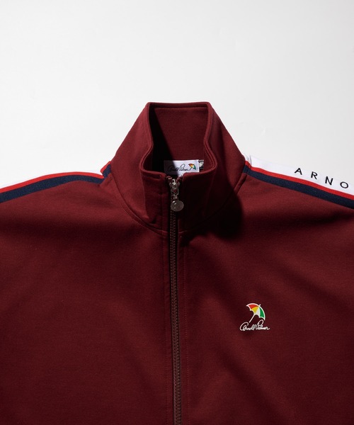 Arnold Palmer（アーノルドパーマー）の「ダンボールニット シェア トラックジャケット（ジャージ・レディース・杢グレー/バーガンディー/ブラック・LL/L/M/S/XS）」の5枚目の写真