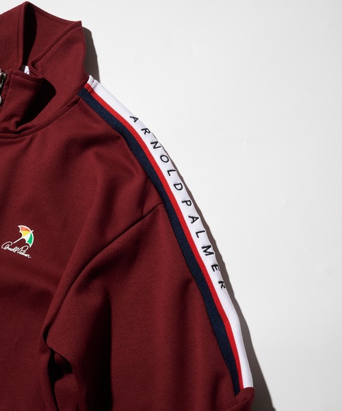 Arnold Palmer（アーノルドパーマー）の「ダンボールニット シェア トラックジャケット（ジャージ・レディース・杢グレー/バーガンディー/ブラック・LL/L/M/S/XS）」の9枚目の写真