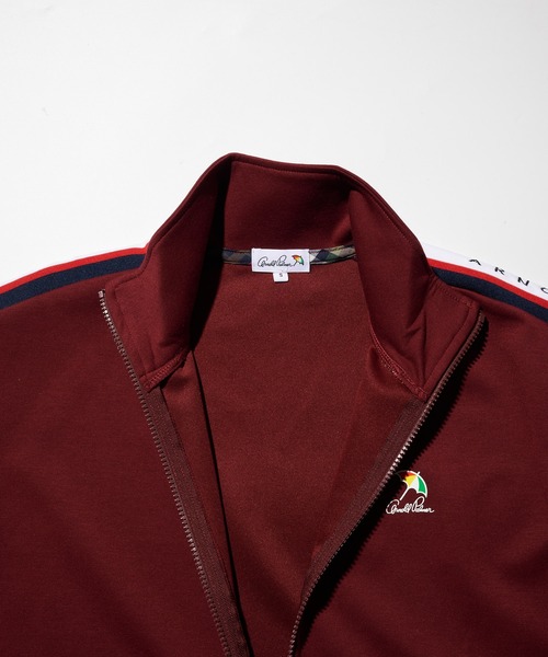 Arnold Palmer（アーノルドパーマー）の「ダンボールニット シェア トラックジャケット（ジャージ・レディース・杢グレー/バーガンディー/ブラック・LL/L/M/S/XS）」の6枚目の写真