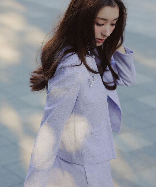 FROST MIST TWEED ジャケット（ノーカラージャケット）｜TOCCA（トッカ