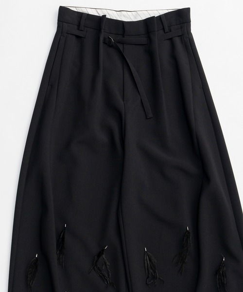 MAISON SPECIAL(メゾンスペシャル)の「Feather Tuck Pants/フェザータックパンツ(その他パンツ・レディース・ブラック・38/36)」の10枚目の写真
