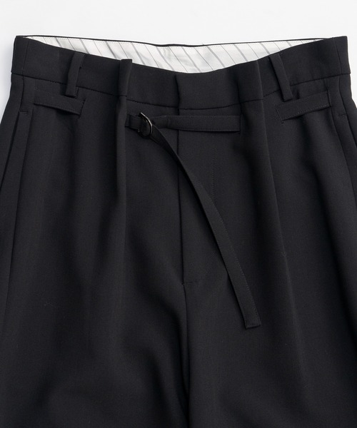 MAISON SPECIAL(メゾンスペシャル)の「Feather Tuck Pants/フェザータックパンツ(その他パンツ・レディース・ブラック・38/36)」の12枚目の写真