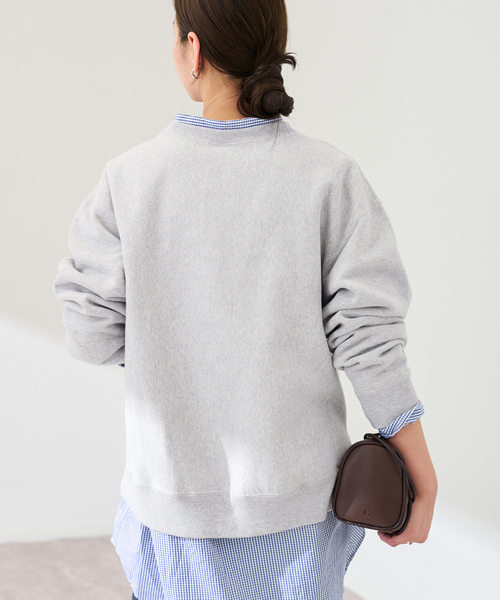 Champion 別注リバースウィーブ ロゴスウェットポケットプルオーバー