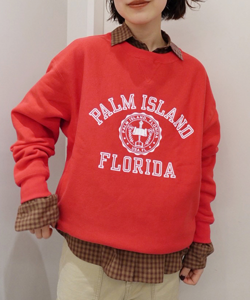 Champion 別注リバースウィーブ ロゴスウェットポケットプルオーバー