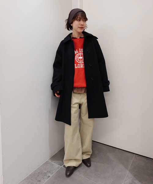 Champion 別注リバースウィーブ ロゴスウェットポケットプルオーバー