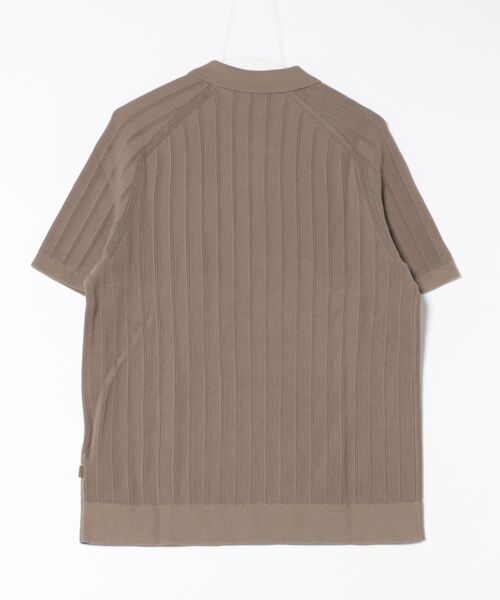 MICHAEL KORS（マイケルコース）の「コットン ニット ジップ ポロ シャツ（ポロシャツ・メンズ・ブラウン系・M/L）」の2枚目の写真