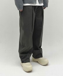 コットンワイドバルーンパンツ（チャコール）