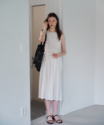 BUT'TON（ボッタン）の「Belt Pouch Set Long Onepiece (Ivory)（ワンピース）」