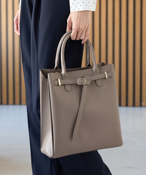 Honeys（ハニーズ）の「ノットベルトハンドバッグ（ハンドバッグ・レディース・アイボリー/グレー系その他/ブラック・FREE）」の8枚目の写真