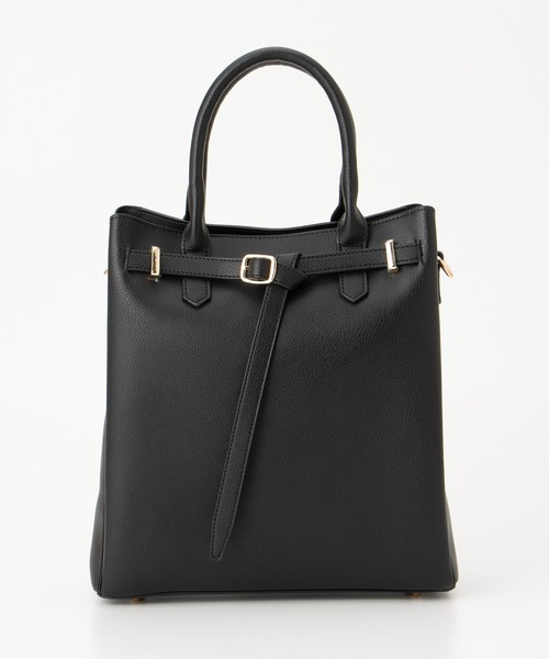 Honeys（ハニーズ）の「ノットベルトハンドバッグ（ハンドバッグ・レディース・アイボリー/グレー系その他/ブラック・FREE）」の14枚目の写真