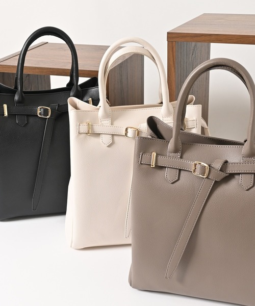 Honeys（ハニーズ）の「ノットベルトハンドバッグ（ハンドバッグ・レディース・アイボリー/グレー系その他/ブラック・FREE）」の21枚目の写真