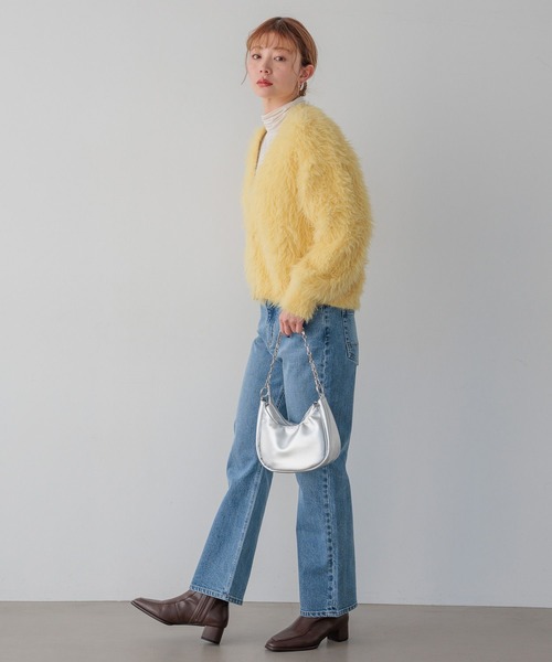 BAYFLOW（ベイフロー）の「[美脚見えシルエット]ベーシックストレートデニム（デニムパンツ・レディース・ブルー/ライトブルー・SMALL/MEDIUM）」の15枚目の写真