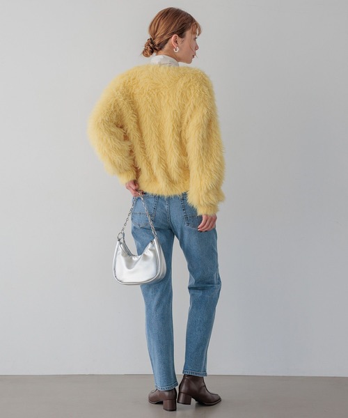 BAYFLOW（ベイフロー）の「[美脚見えシルエット]ベーシックストレートデニム（デニムパンツ・レディース・ブルー/ライトブルー・SMALL/MEDIUM）」の16枚目の写真