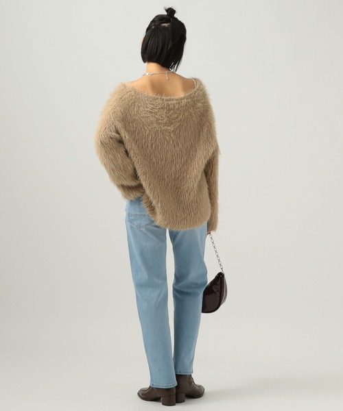 BAYFLOW（ベイフロー）の「[美脚見えシルエット]ベーシックストレートデニム（デニムパンツ・レディース・ブルー/ライトブルー・SMALL/MEDIUM）」の15枚目の写真