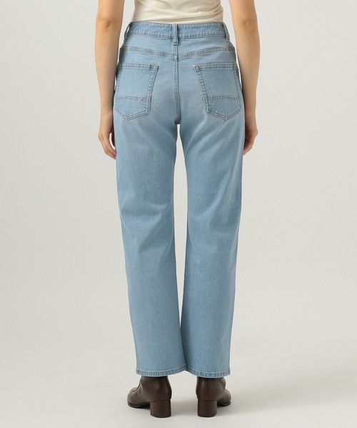 BAYFLOW（ベイフロー）の「[美脚見えシルエット]ベーシックストレートデニム（デニムパンツ・レディース・ブルー/ライトブルー・SMALL/MEDIUM）」の6枚目の写真