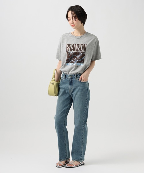 BAYFLOW（ベイフロー）の「[美脚見えシルエット]ベーシックストレートデニム（デニムパンツ・レディース・ブルー/ライトブルー・SMALL/MEDIUM）」の11枚目の写真