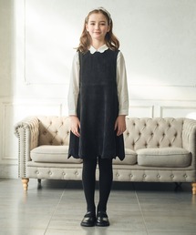 DRESCCO（ドレスコ）の「コーデュロイブラックワンピース（ワンピース・キッズ）」
