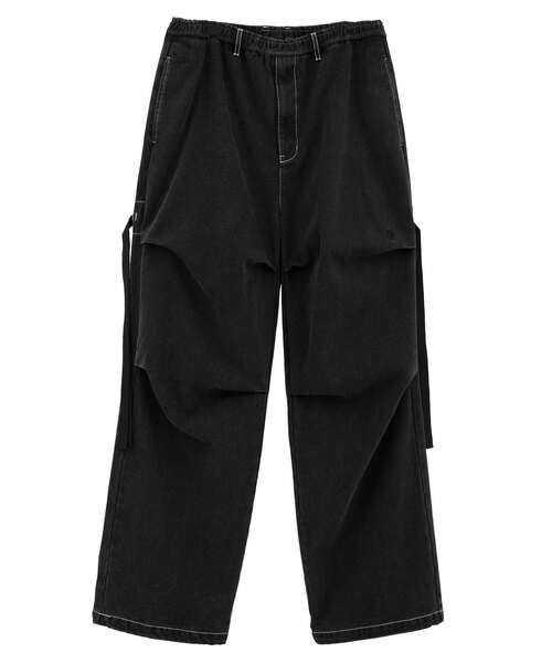 CONVERSE TOKYO（コンバーストウキョウ）の「DENIM WIDE CARGO PANTS（デニムパンツ・レディース・インディゴブルー/グレー/ブラック・MEDIUM/SMALL）」の15枚目の写真