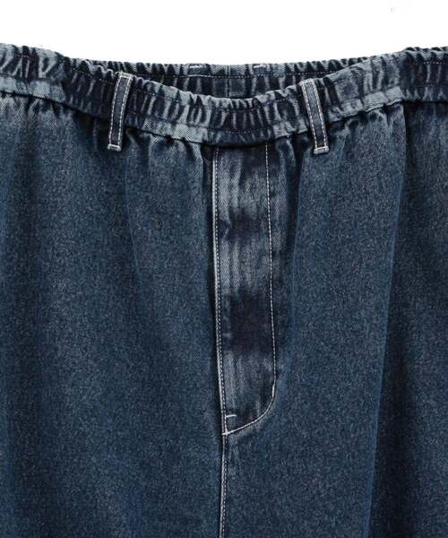 CONVERSE TOKYO（コンバーストウキョウ）の「DENIM WIDE CARGO PANTS（デニムパンツ・レディース・インディゴブルー/グレー/ブラック・MEDIUM/SMALL）」の19枚目の写真