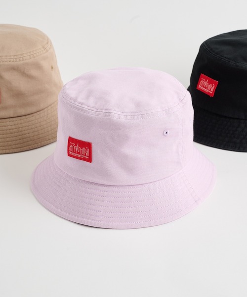 Manhattan Portage（マンハッタンポーテージ）の「【Manhattan Portage】マンハッタンポーテージ Twill Bucket HAT 定番コットンツイルバケットハット MP238（ハット・メンズ・ブラック/ホワイト/パープル/ネイビー/ベージュ・FREE）」の5枚目の写真