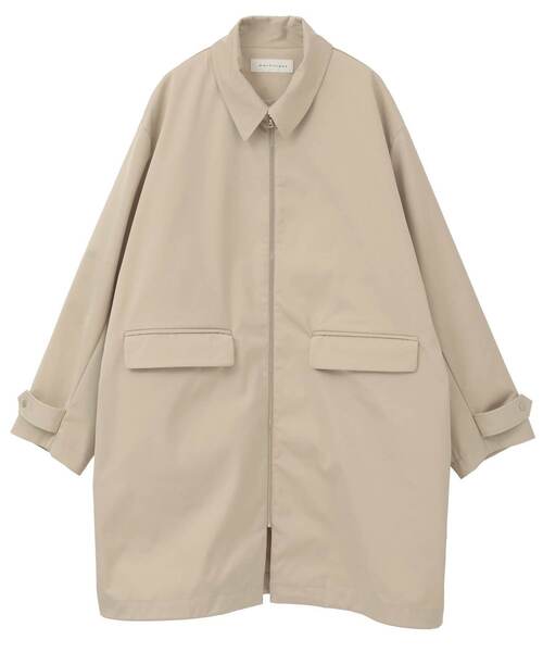 martinique(マルティニーク)の「ステンカラージップブルゾン(ステンカラーコート・レディース・ネイビー/ベージュ・FREE)」の1枚目の写真