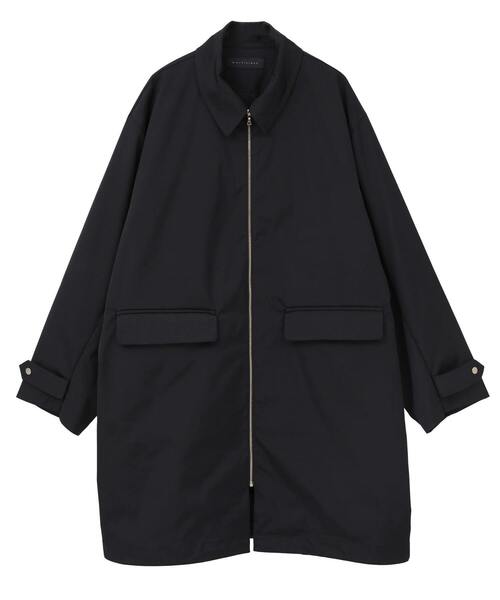 martinique(マルティニーク)の「ステンカラージップブルゾン(ステンカラーコート・レディース・ネイビー/ベージュ・FREE)」の4枚目の写真