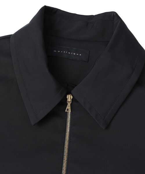 martinique(マルティニーク)の「ステンカラージップブルゾン(ステンカラーコート・レディース・ネイビー/ベージュ・FREE)」の6枚目の写真