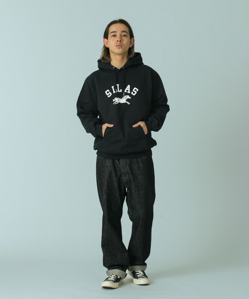 SILAS(サイラス)の「STALLION SWEAT HOODIE(パーカー・メンズ・アッシュ/ブラック/グリーン・XL/L/M)」の15枚目の写真