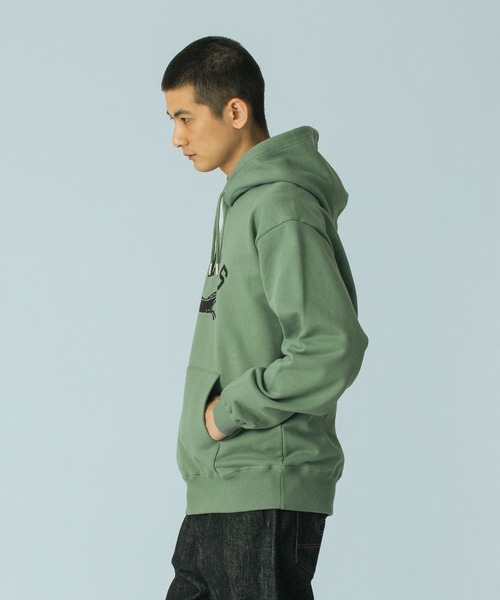 SILAS(サイラス)の「STALLION SWEAT HOODIE(パーカー・メンズ・アッシュ/ブラック/グリーン・XL/L/M)」の11枚目の写真