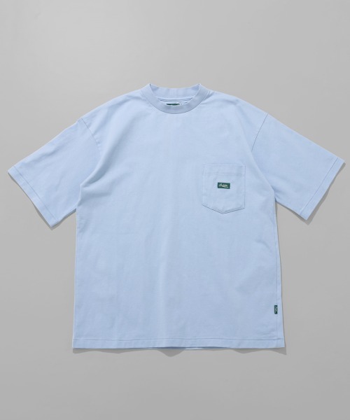 Bukta(バクタ)の「グラスポケット半袖T(Tシャツ/カットソー・メンズ・グリーン/オフホワイト/サックスブルー/ブラック・X-LARGE/LARGE/MEDIUM)」の4枚目の写真