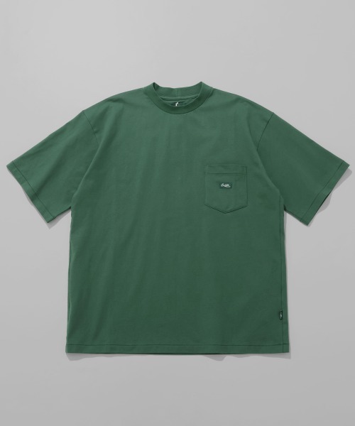 Bukta(バクタ)の「グラスポケット半袖T(Tシャツ/カットソー・メンズ・グリーン/オフホワイト/サックスブルー/ブラック・X-LARGE/LARGE/MEDIUM)」の6枚目の写真