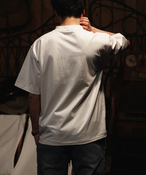 Bukta(バクタ)の「グラスポケット半袖T(Tシャツ/カットソー・メンズ・グリーン/オフホワイト/サックスブルー/ブラック・X-LARGE/LARGE/MEDIUM)」の17枚目の写真
