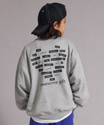 PAIRMANON STREET | 裏毛 バックプリント ロゴ  スウェット トレーナー【PAIRMANON STREET】(スウェット)