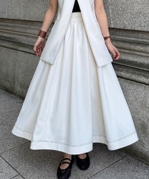 JENNE（ジェンヌ）の「ステッチチュールインスカート（スカート）」