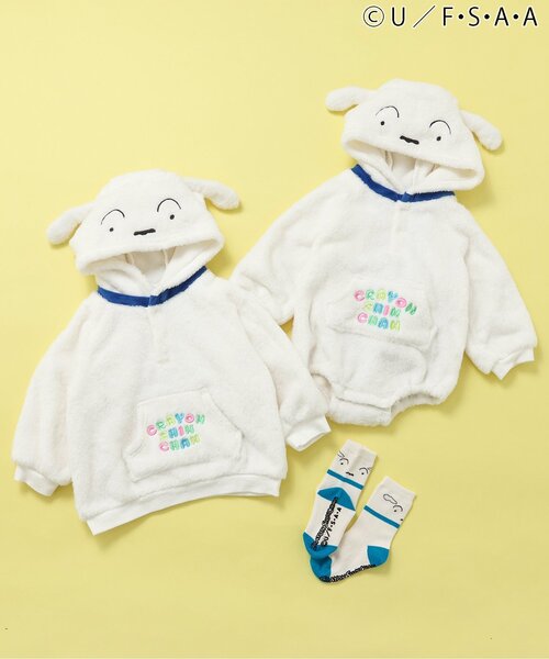 apres les cours(アプレレクール)の「WEB限定クレヨンしんちゃんソックス(ソックス/靴下・キッズ・ピンク/アイボリー/サックスブルー/オフホワイト・12/15 /18/21)」の8枚目の写真