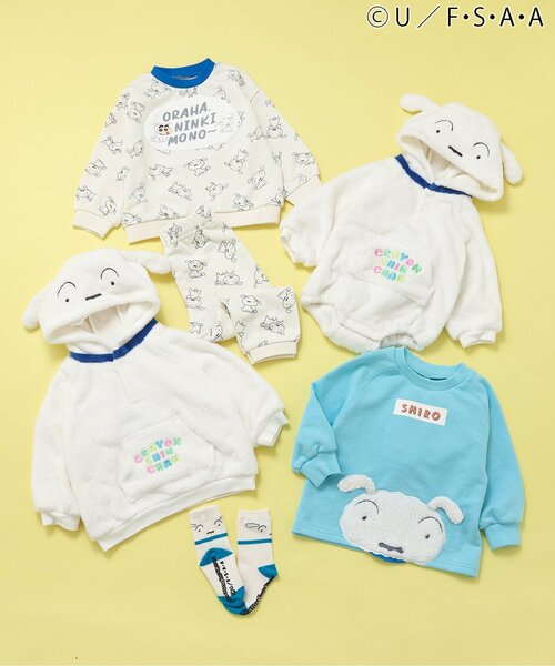apres les cours(アプレレクール)の「WEB限定クレヨンしんちゃんソックス(ソックス/靴下・キッズ・ピンク/アイボリー/サックスブルー/オフホワイト・12/15 /18/21)」の10枚目の写真