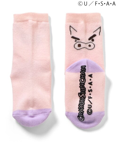apres les cours(アプレレクール)の「WEB限定クレヨンしんちゃんソックス(ソックス/靴下・キッズ・ピンク/アイボリー/サックスブルー/オフホワイト・12/15 /18/21)」の16枚目の写真