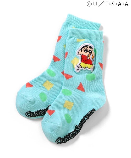 apres les cours(アプレレクール)の「WEB限定クレヨンしんちゃんソックス(ソックス/靴下・キッズ・ピンク/アイボリー/サックスブルー/オフホワイト・12/15 /18/21)」の17枚目の写真
