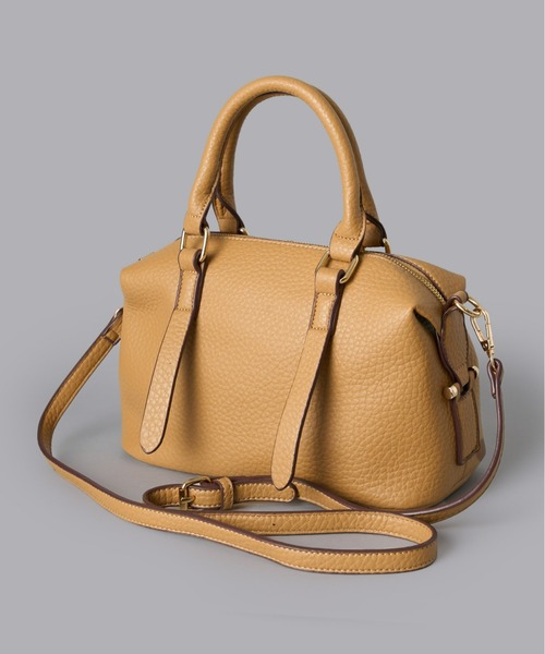 Olu.（オルドット）の「ミニマルボストンバッグ（ボストンバッグ・レディース・キャメル/アイボリー/ブラック・FREE）」の17枚目の写真