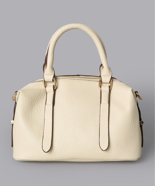 Olu.（オルドット）の「ミニマルボストンバッグ（ボストンバッグ・レディース・キャメル/アイボリー/ブラック・FREE）」の19枚目の写真