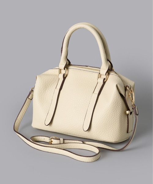 Olu.（オルドット）の「ミニマルボストンバッグ（ボストンバッグ・レディース・キャメル/アイボリー/ブラック・FREE）」の18枚目の写真