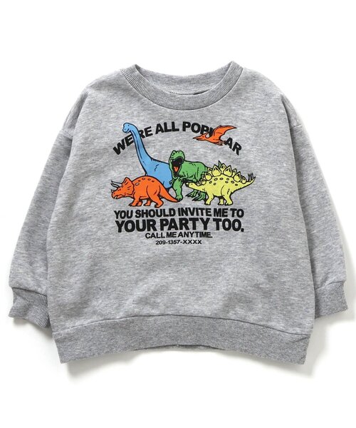 BREEZE(ブリーズ)の「グラフィックバリエーショントレーナー(スウェット・キッズ・オレンジ/グレー/サックスブルー/レインボー/イエロー・120/110/130/100/90/140/80)」の6枚目の写真