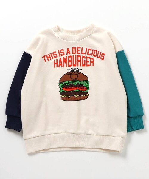 BREEZE(ブリーズ)の「グラフィックバリエーショントレーナー(スウェット・キッズ・オレンジ/グレー/サックスブルー/レインボー/イエロー・120/110/130/100/90/140/80)」の8枚目の写真