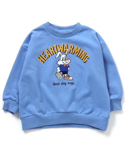 BREEZE(ブリーズ)の「グラフィックバリエーショントレーナー(スウェット・キッズ・オレンジ/グレー/サックスブルー/レインボー/イエロー・120/110/130/100/90/140/80)」の9枚目の写真