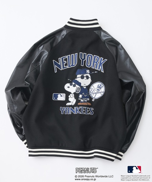 PEANUTS(ピーナッツ)の「【PEANUTS×MLB】オリジナルデザイン スタジャン バーシティージャケット アワードジャケット ドジャース ヤンキース パドレス(スタジャン・メンズ・その他1/その他/その他2・X-LARGE/MEDIUM/LARGE)」の6枚目の写真