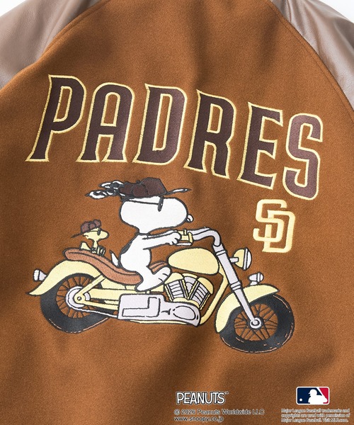 PEANUTS(ピーナッツ)の「【PEANUTS×MLB】オリジナルデザイン スタジャン バーシティージャケット アワードジャケット ドジャース ヤンキース パドレス(スタジャン・メンズ・その他1/その他/その他2・X-LARGE/MEDIUM/LARGE)」の9枚目の写真