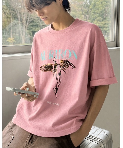 Classical Origin(クラシカルオリジン)の「綿100% ワンポイント刺繍入り ヴィンテージ グラフィックアソートTシャツ/Vintage Graphic Assorted T-Shirt(Tシャツ/カットソー・メンズ・ブラウン系1/グレー系2/グレー系3/ホワイト系1/グレー系1/ピンク系1・LARGE/MEDIUM/SMALL)」の6枚目の写真