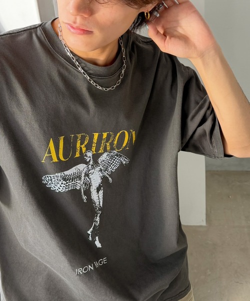 Classical Origin(クラシカルオリジン)の「綿100% ワンポイント刺繍入り ヴィンテージ グラフィックアソートTシャツ/Vintage Graphic Assorted T-Shirt(Tシャツ/カットソー・メンズ・ブラウン系1/グレー系2/グレー系3/ホワイト系1/グレー系1/ピンク系1・LARGE/MEDIUM/SMALL)」の10枚目の写真