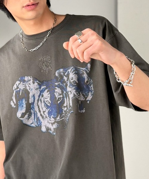 Classical Origin(クラシカルオリジン)の「綿100% ワンポイント刺繍入り ヴィンテージ グラフィックアソートTシャツ/Vintage Graphic Assorted T-Shirt(Tシャツ/カットソー・メンズ・ブラウン系1/グレー系2/グレー系3/ホワイト系1/グレー系1/ピンク系1・LARGE/MEDIUM/SMALL)」の13枚目の写真